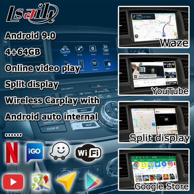 Infiniti M35 M45 Nissan Fuga HD 멀티 핑거 터치 스크린 업그레이드 carplay android 자동 비디오 인터페이스