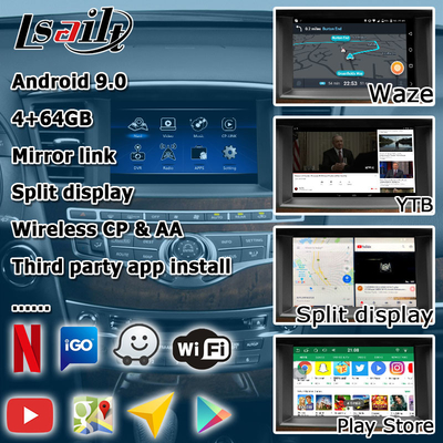 Infiniti QX60 JX35 2013-2016 IT06용 HD 멀티 핑거 터치 스크린 carplay android 자동 업그레이드