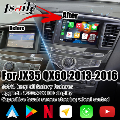 Infiniti QX60 JX35 2013-2016 IT06용 HD 멀티 핑거 터치 스크린 carplay android 자동 업그레이드