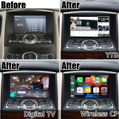 인피니티 QX50 EX EX35 EX25 EX37 닛산 스카이라인 크로스오버 안드로이드 HD 스크린 카플레이 안드로이드 자동 업그레이드w