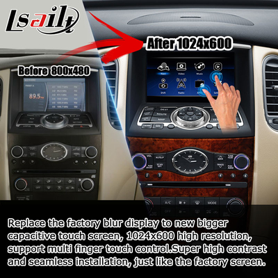 인피니티 QX50 EX EX35 EX25 EX37 닛산 스카이라인 크로스오버 안드로이드 HD 스크린 카플레이 안드로이드 자동 업그레이드w