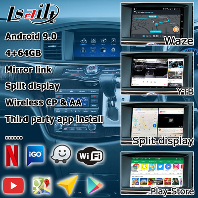 Nissan Elgrand E52 HD muti 손가락 터치 HD 화면 업그레이드 무선 carplay android auto