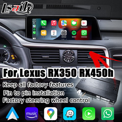 Lexus RX350 RX450h RX200t 무선 카플레이 안드로이드 자동 스크린 미러링 인터페이스