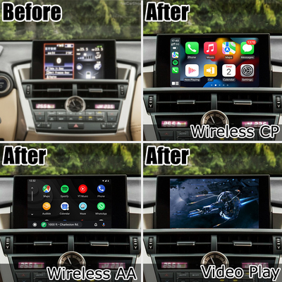 Lexus NX 무선 carplay 안드로이드 자동 화면 미러링 프로젝션 인터페이스 NX300g NX200t