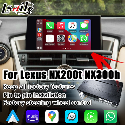 Lexus NX 무선 carplay 안드로이드 자동 화면 미러링 프로젝션 인터페이스 NX300g NX200t