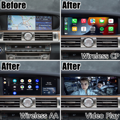 Lexus LS600h LS460 2012-2017 용 무선 carplay 업그레이드 12 디스플레이 Lsailt의 안드로이드 자동 화면 미러링