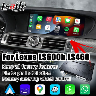 Lexus LS600h LS460 2012-2017 용 무선 carplay 업그레이드 12 디스플레이 Lsailt의 안드로이드 자동 화면 미러링