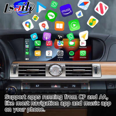 Lexus LS600h LS460 2012-2017 용 무선 carplay 업그레이드 12 디스플레이 Lsailt의 안드로이드 자동 화면 미러링