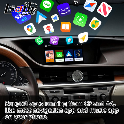 Lexus ES ES350 ES250 ES300h 무선 carplay 안드로이드 자동 스크린 미러링 박스 모듈 Lsailt