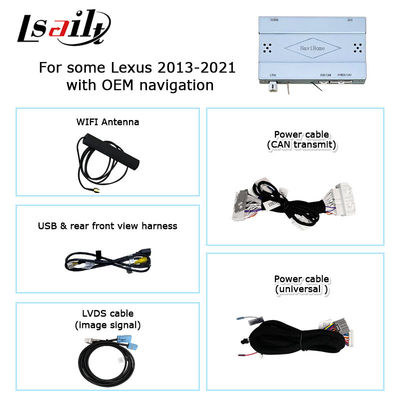 Lexus ES ES350 ES250 ES300h 무선 carplay 안드로이드 자동 스크린 미러링 박스 모듈 Lsailt