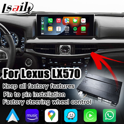 Lexus LX570 LX450d 무선 carplay 안드로이드 자동 멀티미디어 인터페이스 스크린 미러링 Lsailt