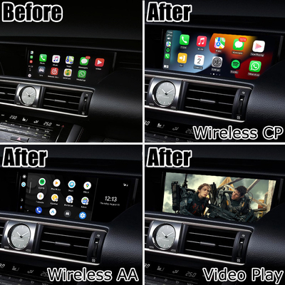 Lexus IS350 IS200t IS300 IS300h 무선 caprlay 안드로이드 자동 상자 스크린 미러링