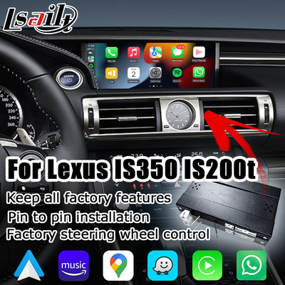Lexus IS350 IS200t IS300 IS300h 무선 caprlay 안드로이드 자동 상자 스크린 미러링
