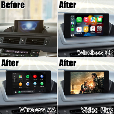 Lexus CT200h CT 무선 carplay 안드로이드 자동 인터페이스 화면 미러링 프로젝션