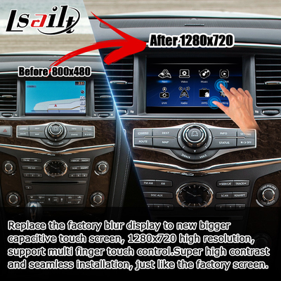 인피니티 QX80 QX56 Z62 carplay 안드로이드 자동 멀티 핑거 HD 터치 스크린 업그레이드 IT08