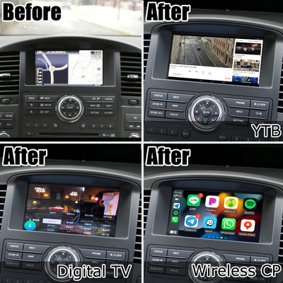 Nissan Pathfinder IT08 R51 HD 화면 업그레이드 무선 carplay 안드로이드 자동 탐색 상자