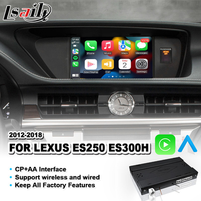 Lexus ES 250 300H 350 200 마우스 제어 2012-2018 ES250 ES350용 무선 안드로이드 오토 카플레이 인터페이스