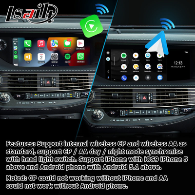 렉서스 LS500 LS500h LS350 무선 전신 카플레이 안드로이드 오토 스크린 동사 인터페이스