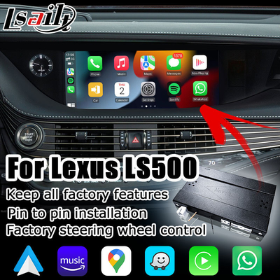 렉서스 LS500 LS500h LS350 무선 전신 카플레이 안드로이드 오토 스크린 동사 인터페이스