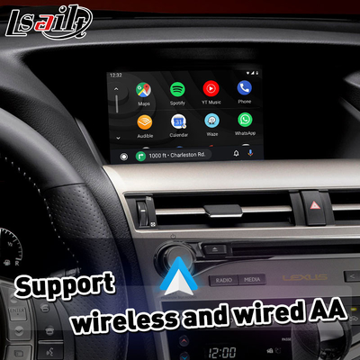 Lexus RX450H RX350 RX270 RX F 스포츠 마우스 컨트롤 2012-2015 용 Lsailt OEM 통합 Carplay 인터페이스