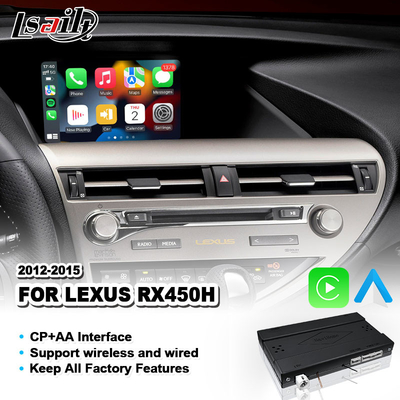 Lexus RX450H RX350 RX270 RX F 스포츠 마우스 컨트롤 2012-2015 용 Lsailt OEM 통합 Carplay 인터페이스