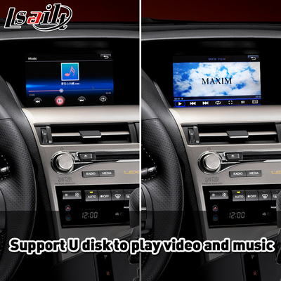 Lexus RX450H RX350 RX270 RX F 스포츠 마우스 컨트롤 2012-2015 용 Lsailt OEM 통합 Carplay 인터페이스