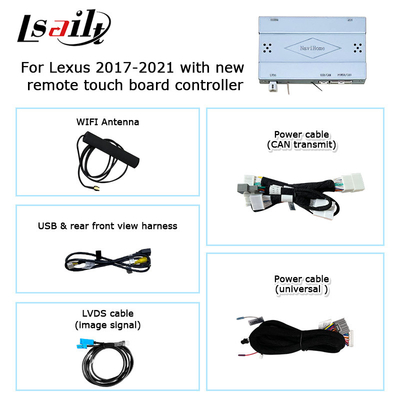 렉서스 LC LC500 LC500h 무선 전신 안드로이드 오토 카플레이 매체 인터페이스 지지 스크린 동사