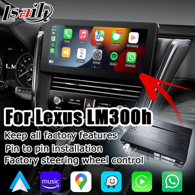 렉서스 LM300h LM350 LM 스크린 계획안을 위한 무선 안드로이드 오토 카플레이
