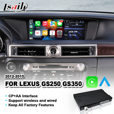 렉서스 GS250 GS350 GS 350 2012-2015를 위한 무선 안드로이드 오토 카플레이 인터페이스