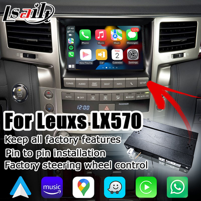 렉서스 LX570 무선 전신 카플레이 안드로이드 오토 OEM은 업그레이드 중계기 박스를 명명합니다