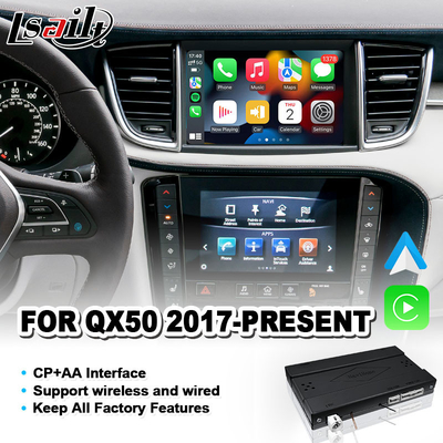 무선 카플레이 안드로이드 자동 인터페이스 2017-2022 인피니티 QX50