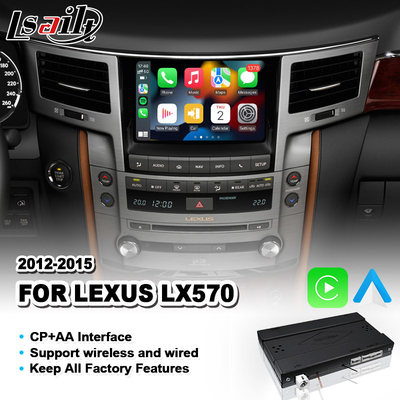 2012-2015 렉서스 LX570 LX 570 무선 안드로이드 오토와 함께 카플레이 인터페이스