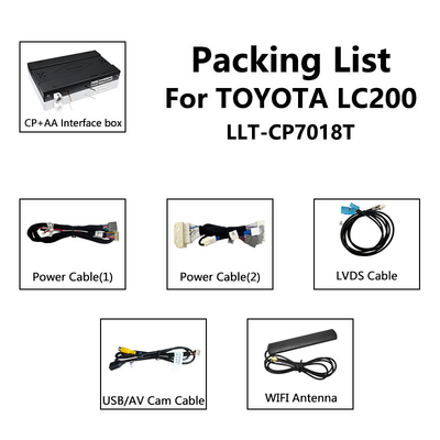 2012-2015 렉서스 LX570 LX 570 무선 안드로이드 오토와 함께 카플레이 인터페이스