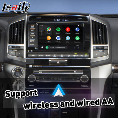 라이세일트에 의한 랜드크루저 LC200 200 V8 2012-2015를 위한 토요타 무선 전신 카플레이 인터페이스