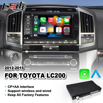 라이세일트에 의한 랜드크루저 LC200 200 V8 2012-2015를 위한 토요타 무선 전신 카플레이 인터페이스