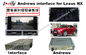 후면보기 터치 스크린 TV 비디오 캐스트 화면 Android 5.1이있는 Lexus ES RX NX IS 차량용 GPS 네비게이션 시스템
