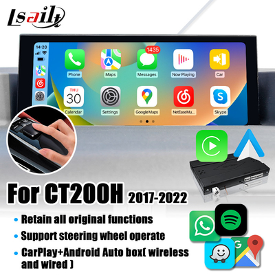 Lexus NX ES UX용 무선 Apple CarPlay IS CT ​​RX GS LS LX LC RC 2014-2021 CarPlay 인터페이스