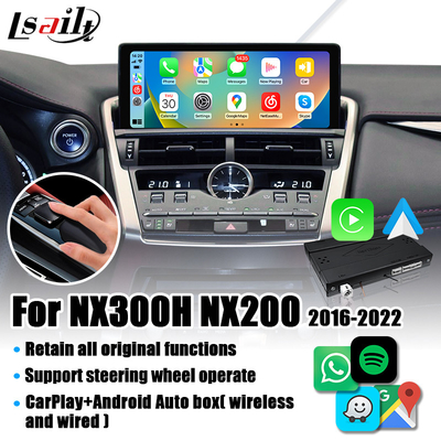 라이세일트 렉서스 카플레이는 리눅스 시스템, 반사경 링크로 NX NX200T, NX300h 2016-2022를 위해 조화시킵니다