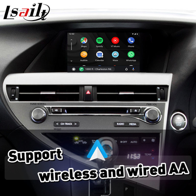 렉서스 RX 270 350 450h Ｆ 스포츠 AL10 2012-2015를 위한 라이사이트 무선 전신 카플레이 안드로이드 오토 인터페이스