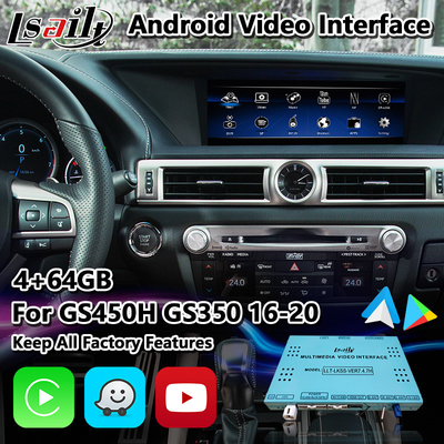 GS350 GS200t GS300h GS450h AWD F Sport 2016-2020용 렉서스 비디오 인터페이스