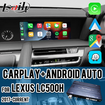 무선 카플레이 인터페이스 안드로이드 자동 GPS 내비게이션 렉서스 LC500h 2017-현재 NX LX LS GS by Lsailt