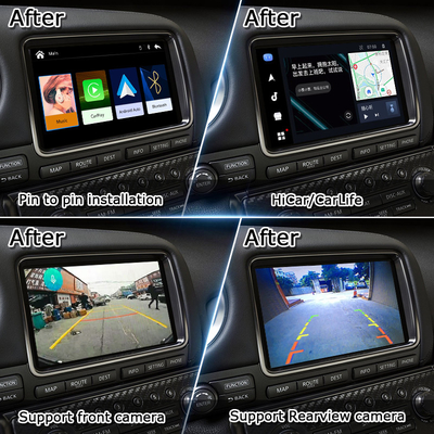 무선 CarPlay 인터페이스 GT-R GTR R35 2011-2017 안드로이드 자동, GPS 내비게이션, 역 카메라 포함