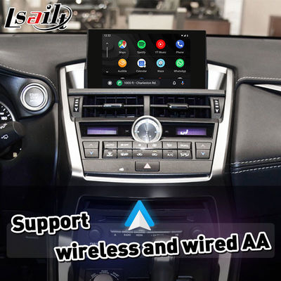 렉서스 NX300h NX200t Knob 컨트롤 2014-2017 NX ES RX용 안드로이드 자동 카플레이 인터페이스
