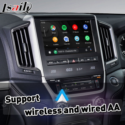 Lsailt 안드로이드 멀티미디어 비디오 인터페이스 2016-2021 토요타 랜드 크루저 LC 200 GXL VX VXR VX-R 사하라 LC200