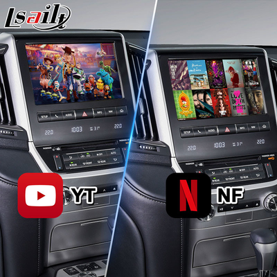 Lsailt 안드로이드 멀티미디어 비디오 인터페이스 2016-2021 토요타 랜드 크루저 LC 200 GXL VX VXR VX-R 사하라 LC200