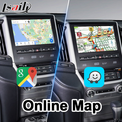 Lsailt 안드로이드 멀티미디어 비디오 인터페이스 2016-2021 토요타 랜드 크루저 LC 200 GXL VX VXR VX-R 사하라 LC200