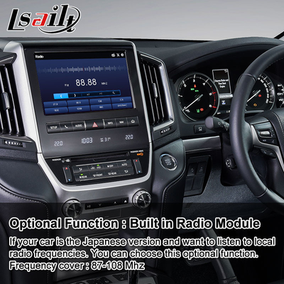 Lsailt 안드로이드 멀티미디어 비디오 인터페이스 2016-2021 토요타 랜드 크루저 LC 200 GXL VX VXR VX-R 사하라 LC200