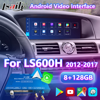 Lsailt 8+128GB 안드로이드 멀티미디어 카플레이 인터페이스 박스 렉서스 LS600h LS460 2012-2017