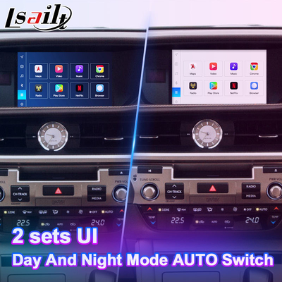 8+128GB Lsailt 안드로이드 네비게이션 비디오 인터페이스 렉서스 ES 350 300h 250 200 XV60 마우스 제어 2012-2018