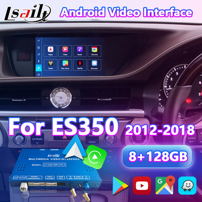 8+128GB Lsailt 안드로이드 네비게이션 비디오 인터페이스 렉서스 ES 350 300h 250 200 XV60 마우스 제어 2012-2018